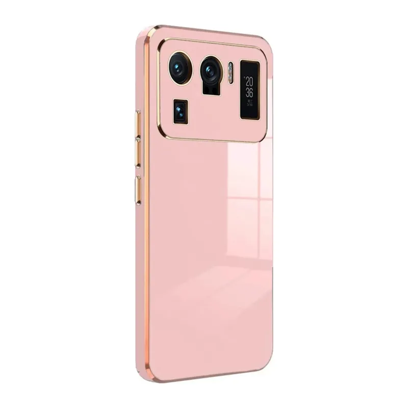 Mi 11 Ultra Kılıf Volet Silikon - Pembe