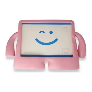 iPad Pro 11 (2021) Kılıf Karakter Tablet Silikon - Açık Pembe