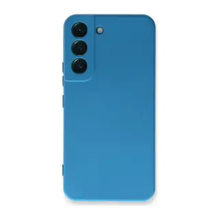 Samsung Galaxy S23 Plus Kılıf Nano içi Kadife Silikon - Mavi