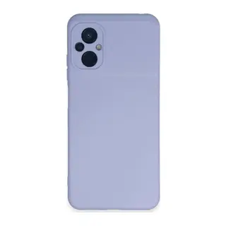 Poco M5 Kılıf Nano içi Kadife Silikon - Lila