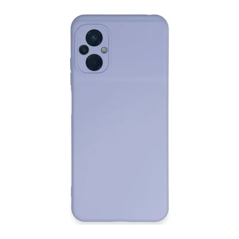 Poco M5 Kılıf Nano içi Kadife Silikon - Lila