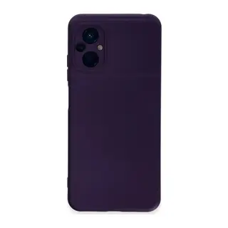Poco M5 Kılıf Nano içi Kadife Silikon - Mor