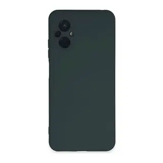 Poco M5 Kılıf Nano içi Kadife Silikon - Koyu Yeşil