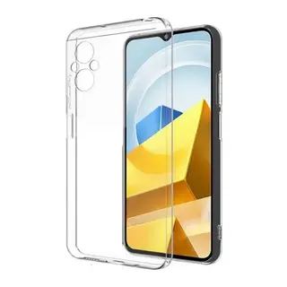 Poco M5 Kılıf Lüx Şeffaf Silikon