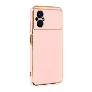 Poco M5 Kılıf Volet Silikon - Pembe
