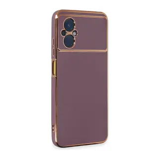 Poco M5 Kılıf Volet Silikon - Mor