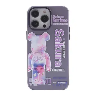 iPhone 13 Pro Kılıf Desenli Kapak - Mor - 1