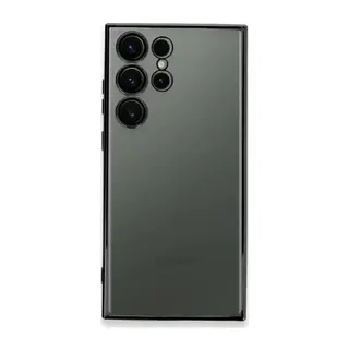 Samsung Galaxy S23 Ultra Kılıf Lensli Silikon - Siyah