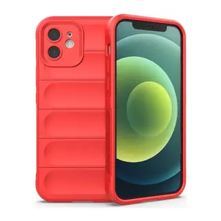 iPhone 12 Kılıf Optimum Silikon - Kırmızı