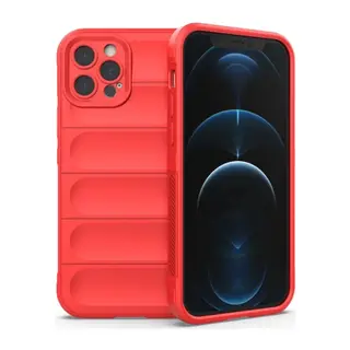 iPhone 12 Pro Kılıf Optimum Silikon - Kırmızı