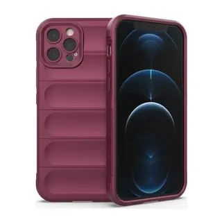 iPhone 12 Pro Kılıf Optimum Silikon - Bordo