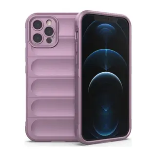 iPhone 12 Pro Kılıf Optimum Silikon - Mor