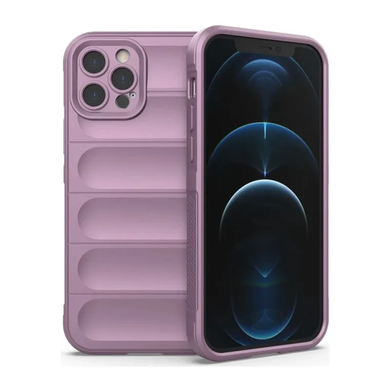iPhone 12 Pro Kılıf Optimum Silikon - Mor