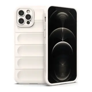 iPhone 12 Pro Kılıf Optimum Silikon - Krem