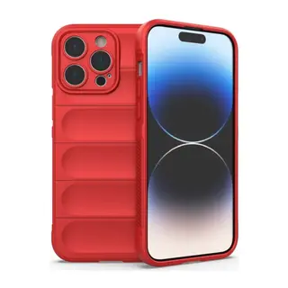 iPhone 13 Pro Max Kılıf Optimum Silikon - Kırmızı