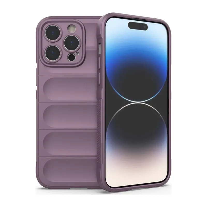 iPhone 13 Pro Max Kılıf Optimum Silikon - Mor