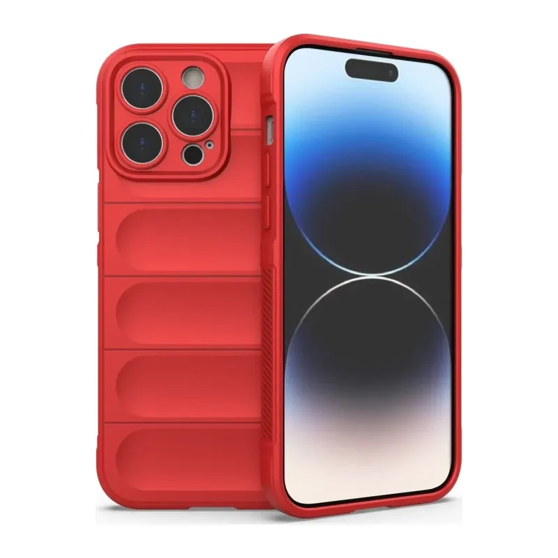 iPhone 14 Pro Kılıf Optimum Silikon - Kırmızı