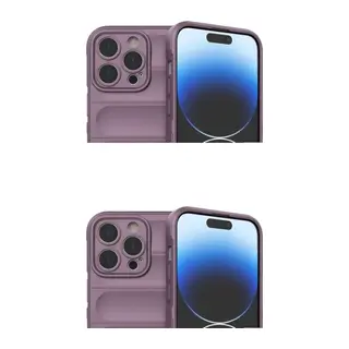 iPhone 14 Pro Max Kılıf Optimum Silikon - Mor