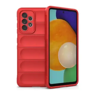 Samsung Galaxy A52 Kılıf Optimum Silikon - Kırmızı