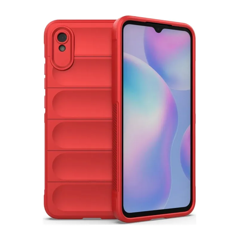Redmi 9A Kılıf Optimum Silikon - Kırmızı