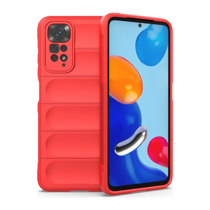 Redmi Note 11 Kılıf Optimum Silikon - Kırmızı