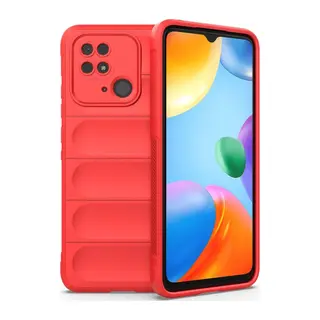 Redmi 10C Kılıf Optimum Silikon - Kırmızı