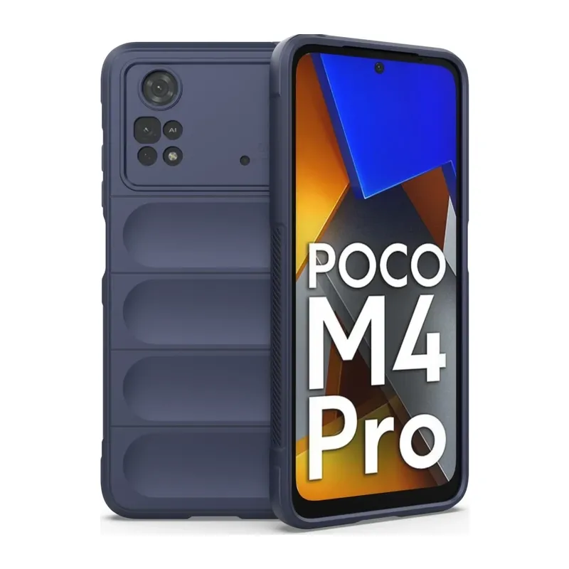 Poco M4 Pro 4G Kılıf Optimum Silikon - Lacivert