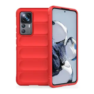 Mi 12T Pro Kılıf Optimum Silikon - Kırmızı