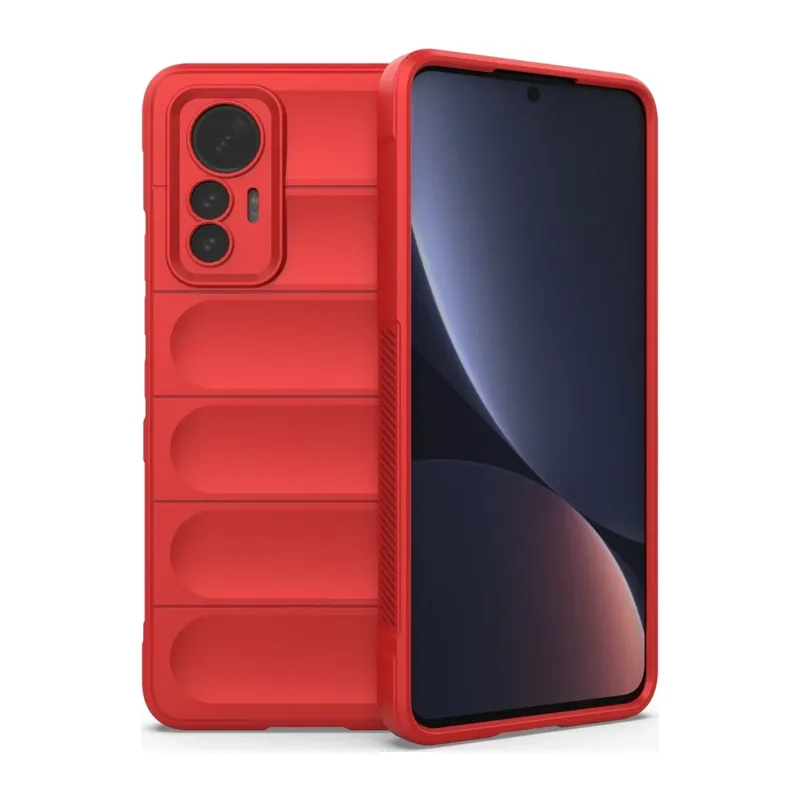 Mi 12 Lite Kılıf Optimum Silikon - Kırmızı