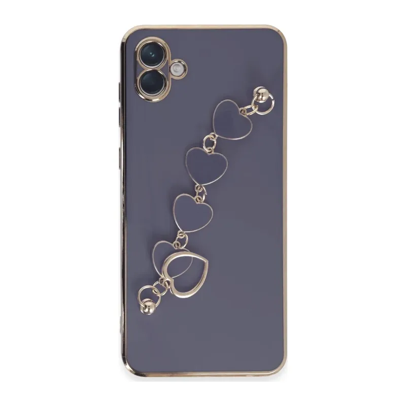 Samsung Galaxy A04E Kılıf Esila Silikon - Gri
