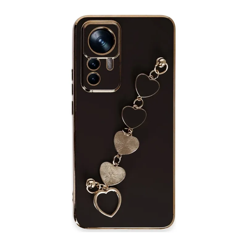 Mi 12T Pro Kılıf Esila Silikon - Siyah
