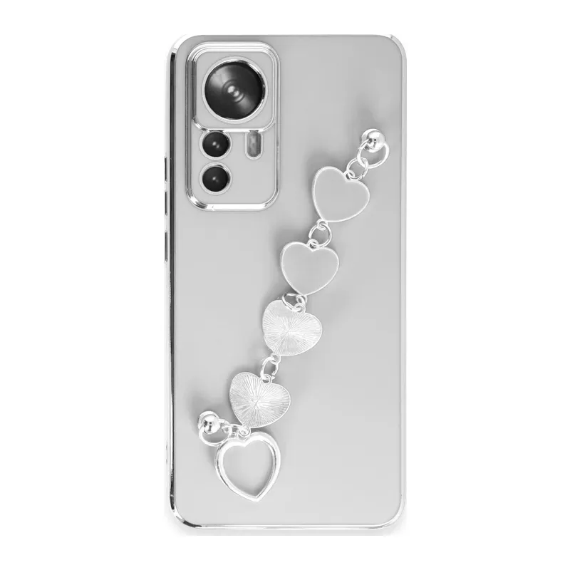 Mi 12T Pro Kılıf Esila Silikon - Beyaz