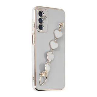 Samsung Galaxy A14 4G Kılıf Esila Silikon - Beyaz