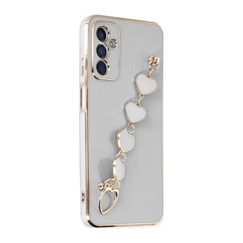 Samsung Galaxy A14 4G Kılıf Esila Silikon - Beyaz