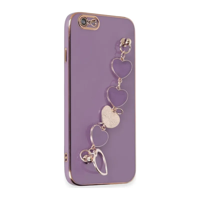 iPhone 6 Kılıf Esila Silikon - Mor