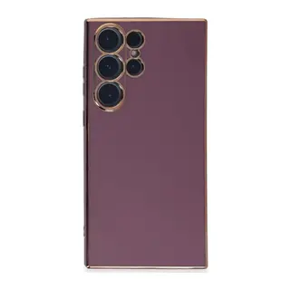 Samsung Galaxy S23 Ultra Kılıf Volet Silikon - Mor