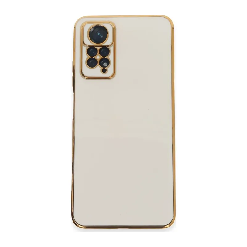 Redmi Note 12 Pro 4G Kılıf Volet Silikon - Beyaz