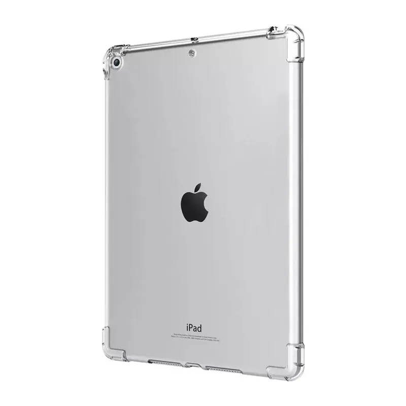 iPad 10.2 (7.nesil) Kılıf Anti Shock Tablet Silikon - Şeffaf