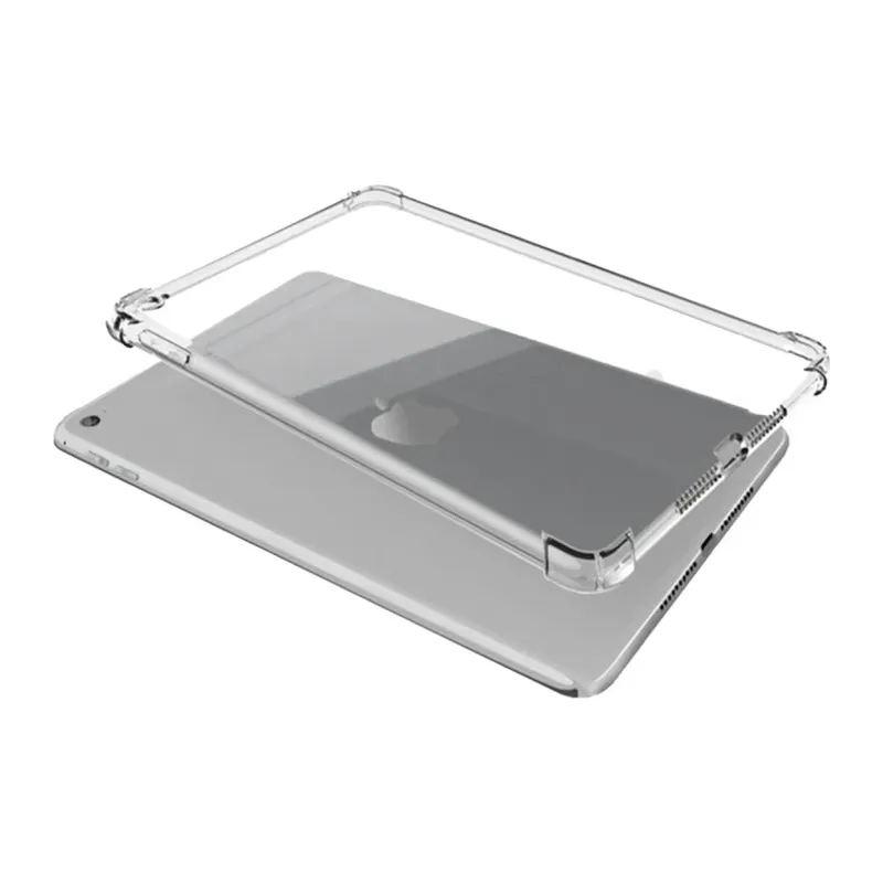 Samsung Galaxy T737 Tab S7 FE 12.4 Kılıf Anti Shock Tablet Silikon - Şeffaf