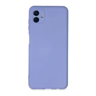 Samsung Galaxy A04E Kılıf Nano içi Kadife Silikon - Lila
