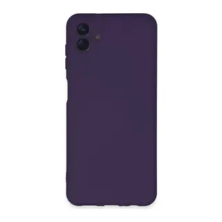 Samsung Galaxy A04E Kılıf Nano içi Kadife Silikon - Mor