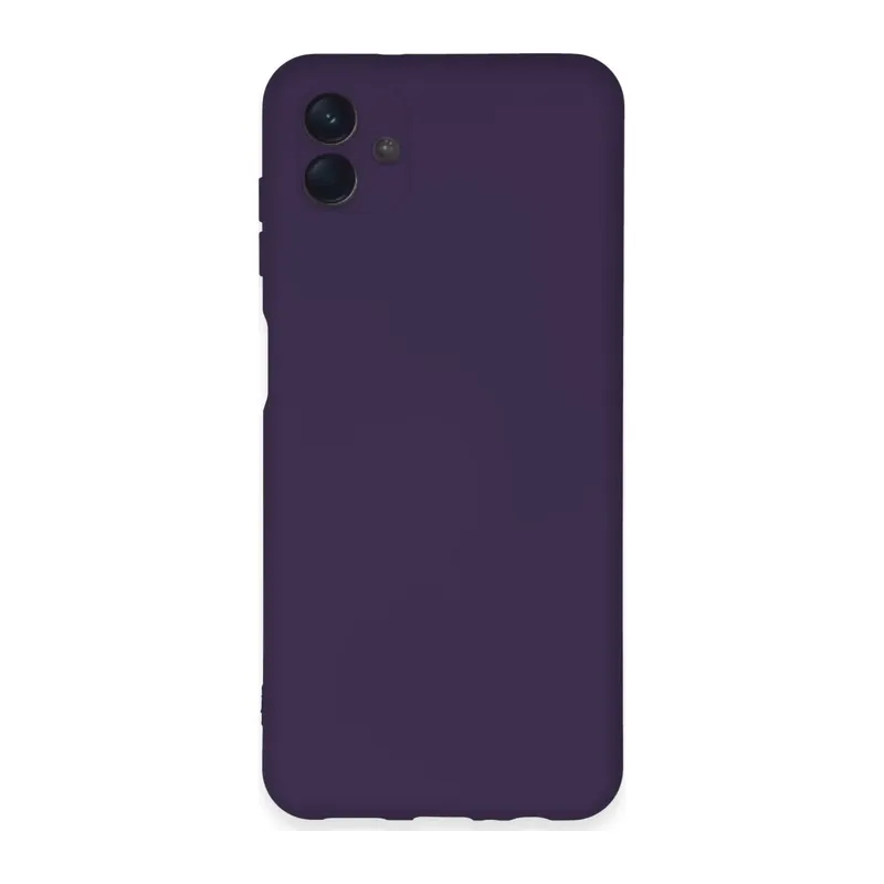Samsung Galaxy A04E Kılıf Nano içi Kadife Silikon - Mor