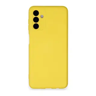 Samsung Galaxy A14 4G Kılıf Nano içi Kadife Silikon - Sarı