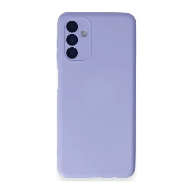Samsung Galaxy A14 4G Kılıf Nano içi Kadife Silikon - Lila