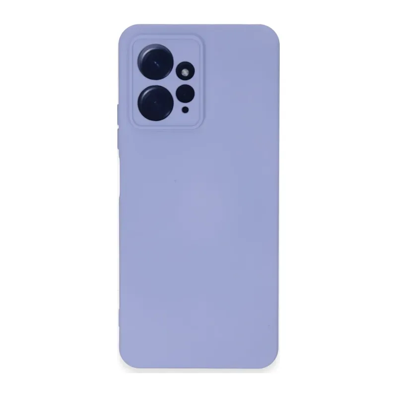 Redmi Note 12 4G Kılıf Nano içi Kadife Silikon - Lila