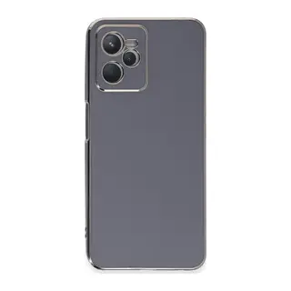 Realme C35 Kılıf Volet Silikon - Mavi