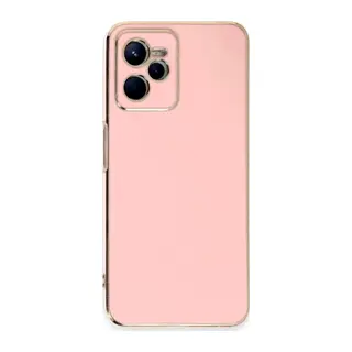 Realme C35 Kılıf Volet Silikon - Pembe