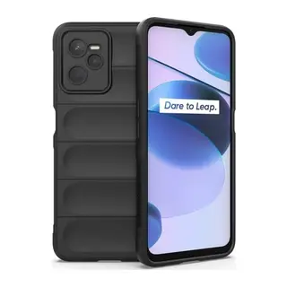 Realme C35 Kılıf Optimum Silikon - Siyah
