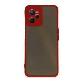 Realme C35 Kılıf Montreal Silikon Kapak - Kırmızı