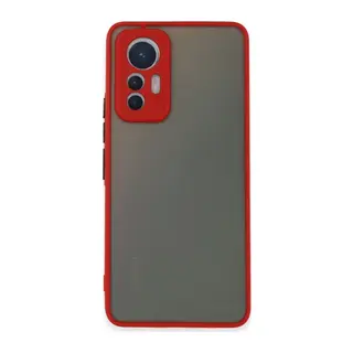 Mi 12 Lite Kılıf Montreal Silikon Kapak - Kırmızı